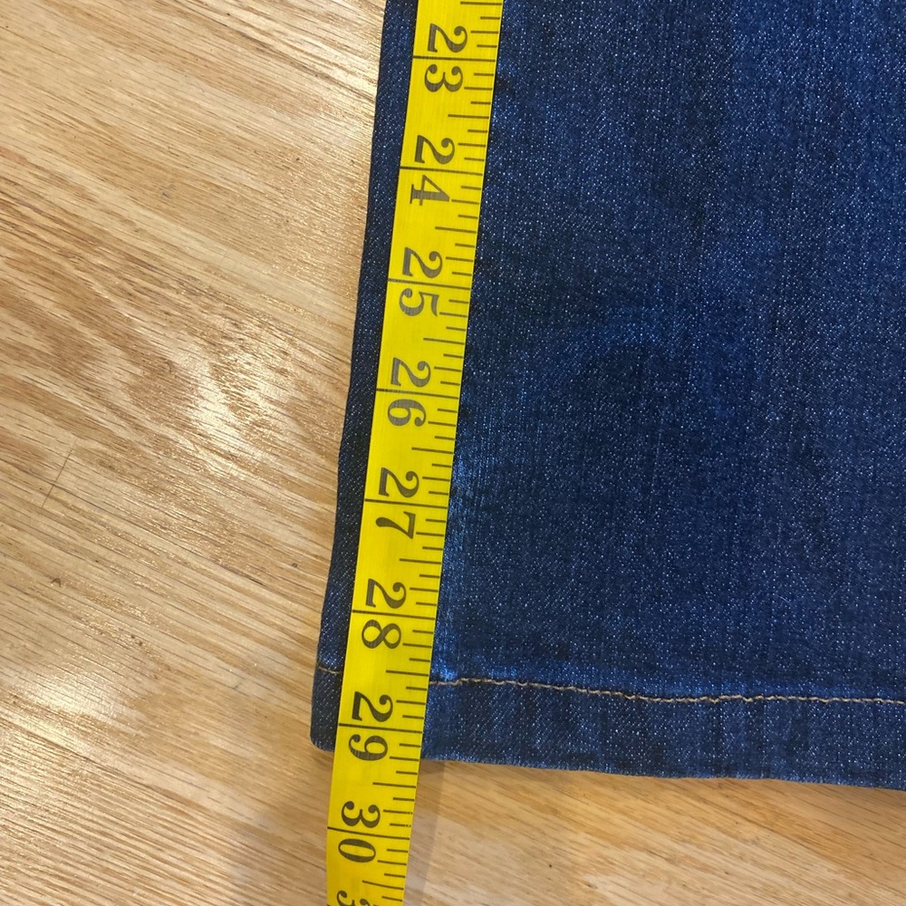DKNY bootcut jeans- button pockets.. higher back so no plumbers crack. - Picture 2 of 6